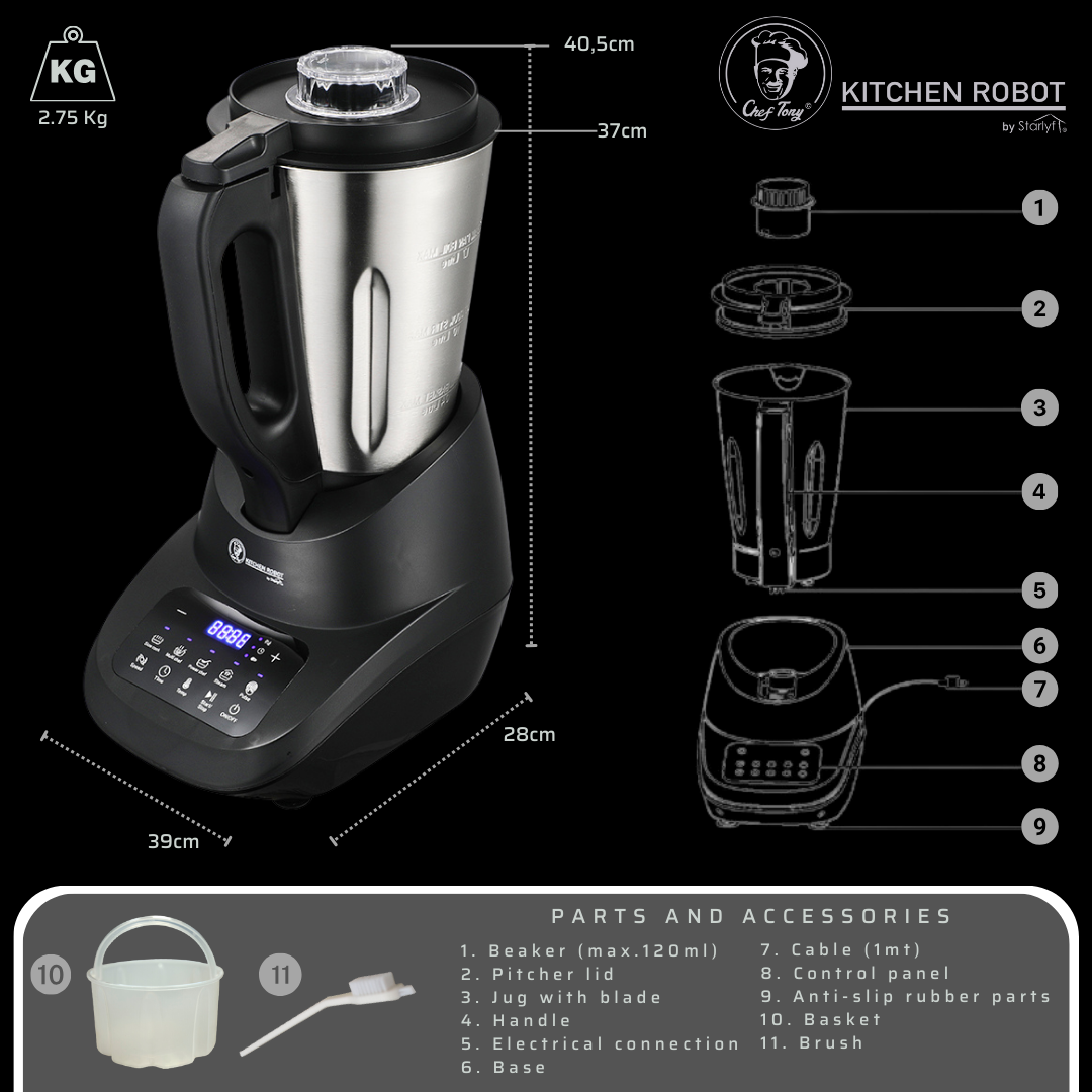 Chef Tony Kitchen Robot Full Set