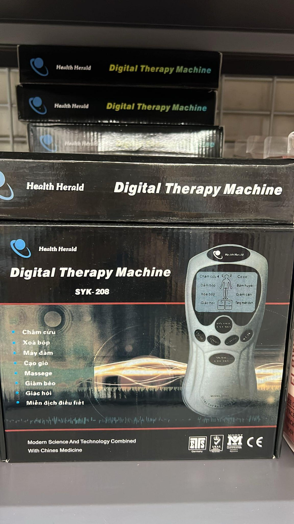 Electroestimulador Digital Portátil EMS