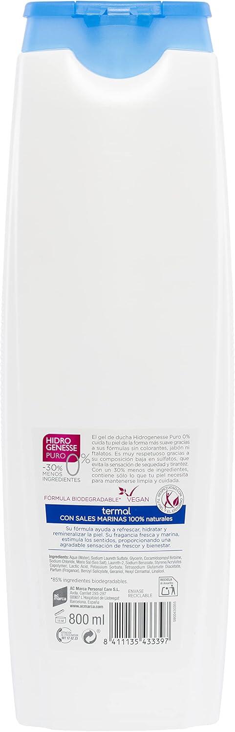 Gel de Baño y Ducha Termal 800ml