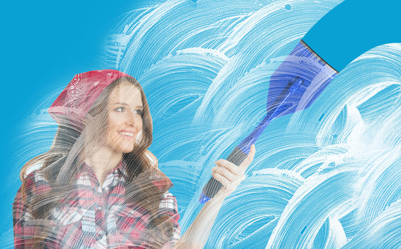 Set para limpieza de vidrios