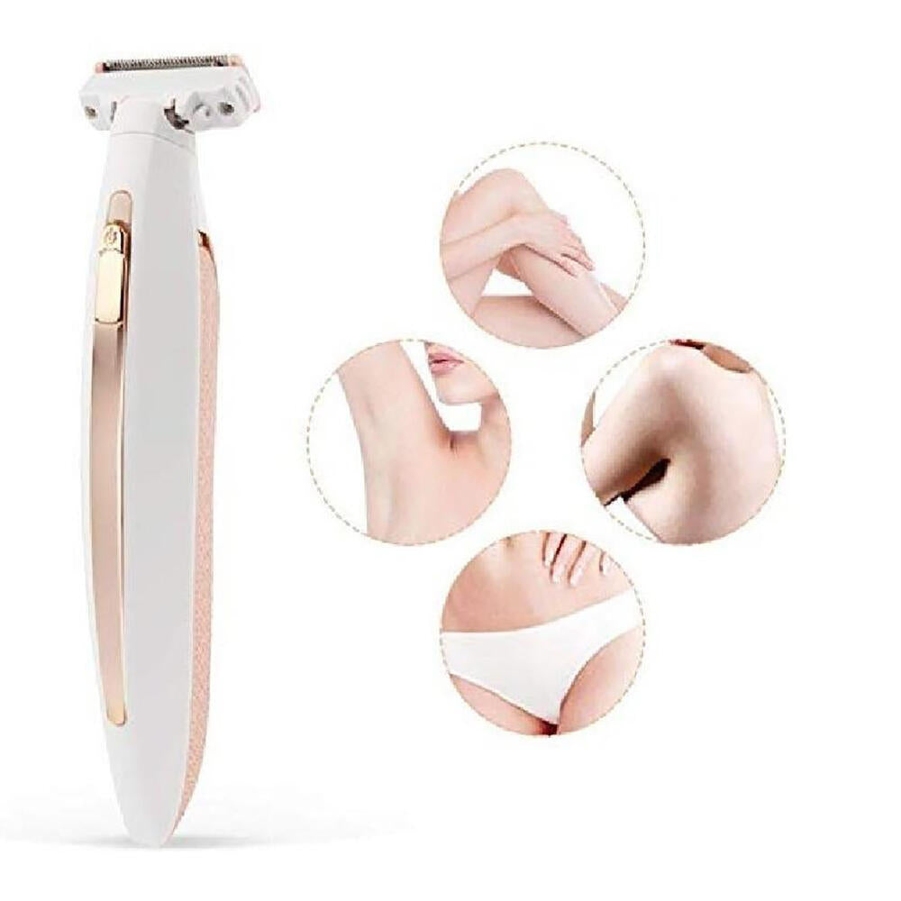 Pack Depiladora Afeitadora y Recortadora Bikini RECARGABLE USB & Cortauñas Con Luz