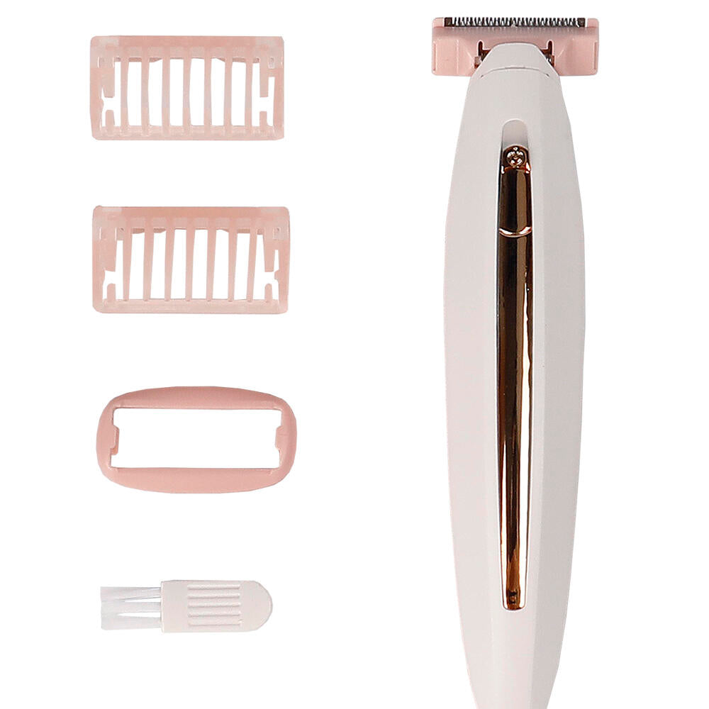 Pack Depiladora Afeitadora y Recortadora Bikini RECARGABLE USB & Cortauñas Con Luz