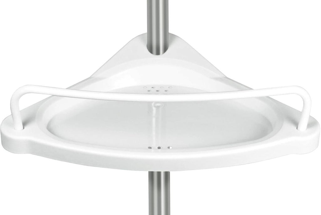 Estantería extensible de rincón para baño